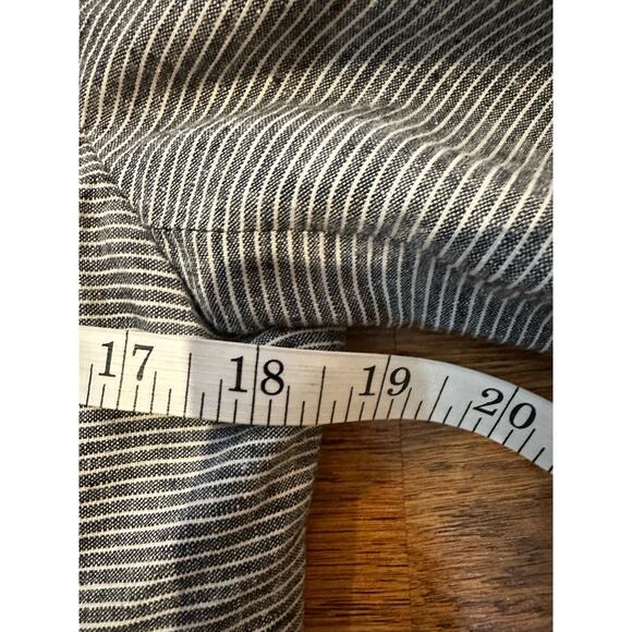 Anthropologie Daughters of the Liberation Women's Pinstriped Jacket Blue Size 8 - Picture 8 of 10